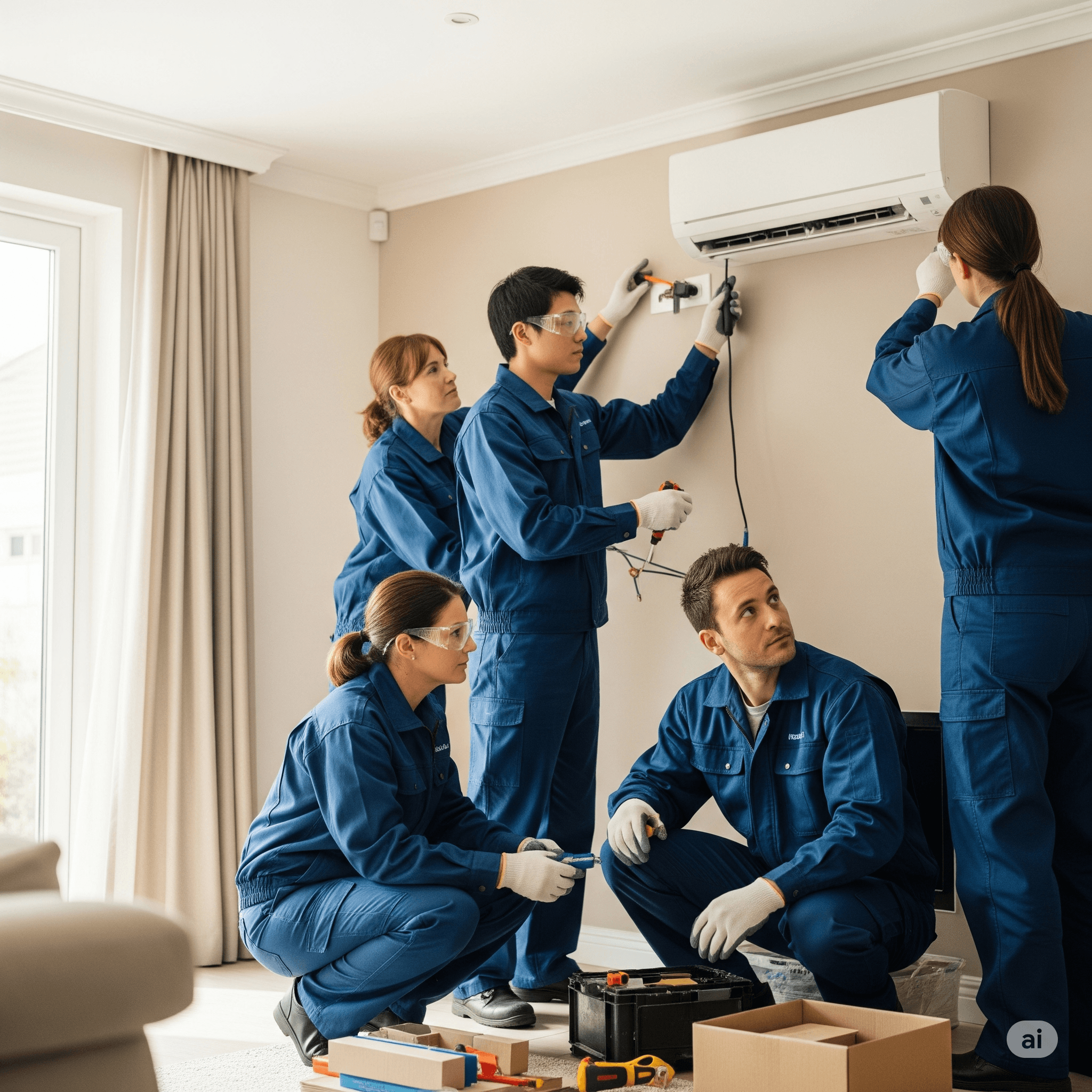 Installation commerciale